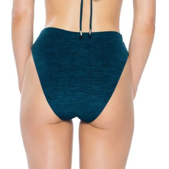 Becca Swim Mesa Verde High Waist Bottom (size L) NWT - Picture 2 of 8